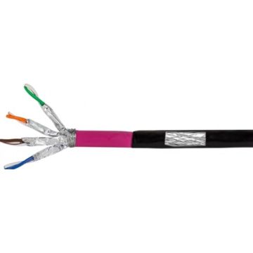 Logilink Erdverlegekabel S/FTP Cat7 AWG23 1000MHz schw. 500m