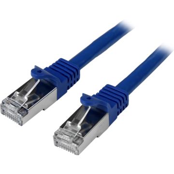 StarTech.com 3m Cat6 patchkabel blauw - Shielded (SFTP) snagless gigabit netwerkkabel