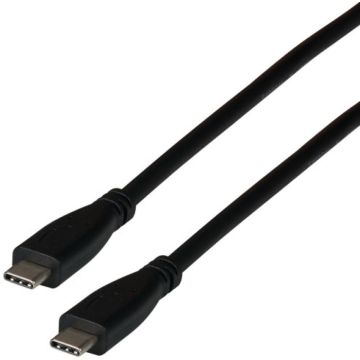 EFB USB4.0 20Gbit Anschlusskabel Typ-C Stecker,2m, schwarz