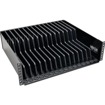 Eaton Tripp Lite Series 3U Rack Mount TabletiPadLaptop Chrombook Storage Shelf - Bevestigingscomponent (kast)