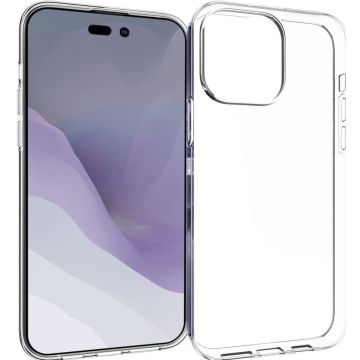 Accezz Clear Backcover iPhone 14 Pro Max - Transparant