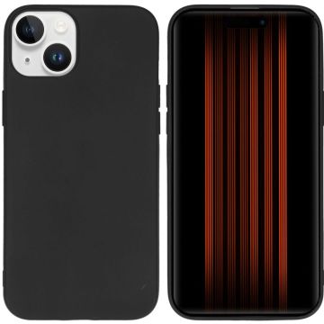 Accezz Color Backcover iPhone 15 Plus - Zwart
