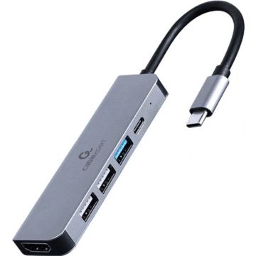 gembird USB Type-C 5-in-1 Multi-Port-Adapter