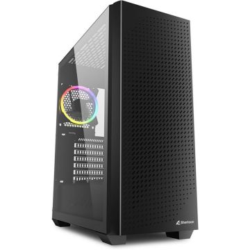 Sharkoon VS9 RGB Zwart - Towermodel