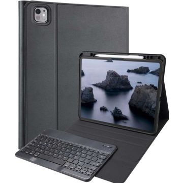 Accezz QWERTY Bluetooth Keyboard Bookcase iPad Pro 13 (2024) M4 & M5 Pro - toetsenbordhoes