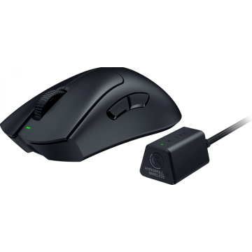 Razer DeathAdder V3 Pro (Smooth Touch) + HyperPolling Wireless Dongle - Muis