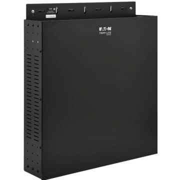 Eaton Tripp Lite Series SmartRack 2U Low-Profile Vertical-Mount Vented Wall-Mount Mini Rack Enclosure, Black - Rack-kast