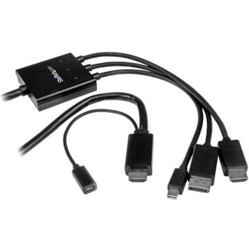 StarTech.com HDMI, DisplayPort of Mini DisplayPort naar HDMI adapter kabel - 2 m