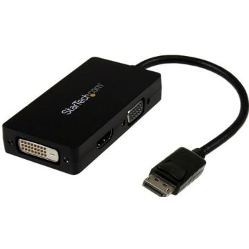 StarTech.com A/V-reisadapter: 3-in-1 DisplayPort naar VGA DVI- of HDMI-converter - Videoconverter