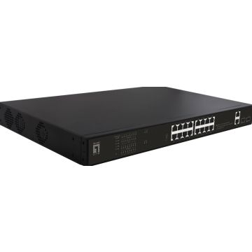 LevelOne Switch 20x GE GEP-2021 270W 16xPo
