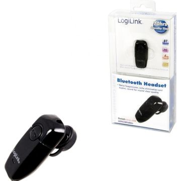 LogiLink Bluetooth V2.0 Earclip Headset - Hoofdtelefoon