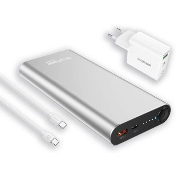 Powerbank RealPower PB-20000 PD Pro + 65 Watt USB C Charge