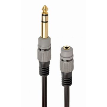 gembird 6,35 mm tot 3,5 mm Audioadapterstecker