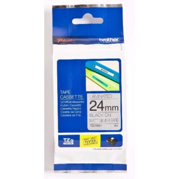 Brother TZe-M951 - Zwart op matzilver