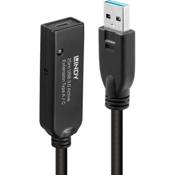 LINDY 20m USB 3.0 Aktivverlängerung Type A an C