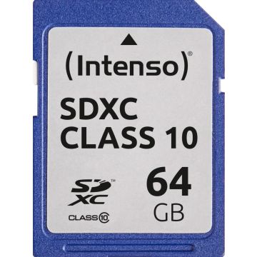 Intenso 64GB Class 10 SD Card