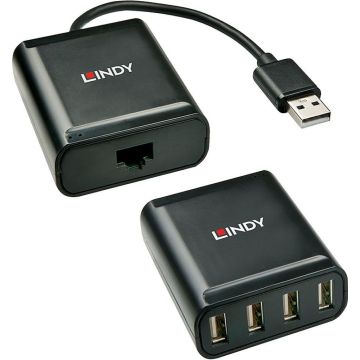 Lindy Extender USB 2.0 Cat5 4 Ports 60m