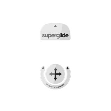 Superglide Glass Skates for Logitech G Pro X Superlight White - Muisvoeten