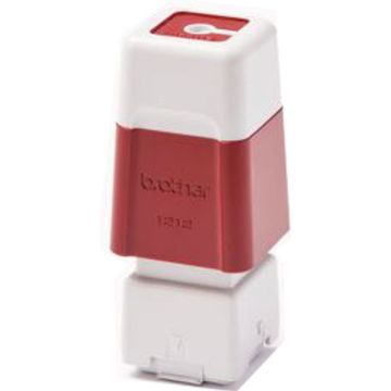 Pack 6 Red self-inking stamps 12x12mm