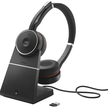 Jabra Evolve 75SE UC Stereo + Stand - Bluetooth Headset