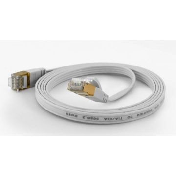 Wantec Patchkabel FTP CAT6 q=1,6x6,5mm 10,00m weiß