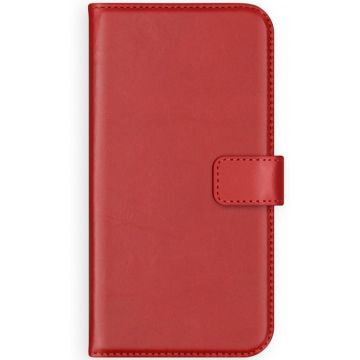 Selencia Echt Lederen Bookcase Samsung Galaxy A50 / A30s - Rood