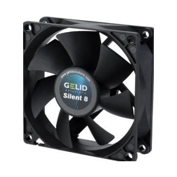 Gelid Solutions Silent 8 PWM Black - Ventilator