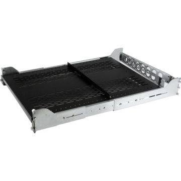StarTech.com 2U geventileerde en uitschuifbare Server Rack lade met kabelbeheer & verstelbare montagediepte - 22,7 kg