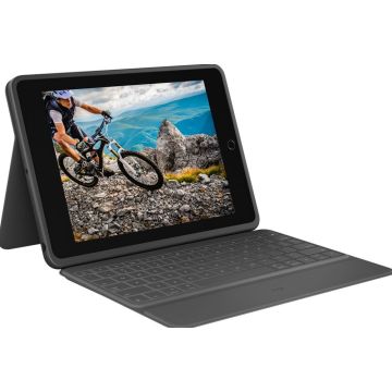 Logitech Rugged Folio - Toetsenbord en foliobehuizing Apple Smart connector