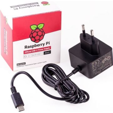 Raspberry Pi 4 USB-C - Netspanningsadapter