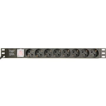gembird stekkerdoos 8 Schuko-Steckdosen,10 A, C14, 3 m