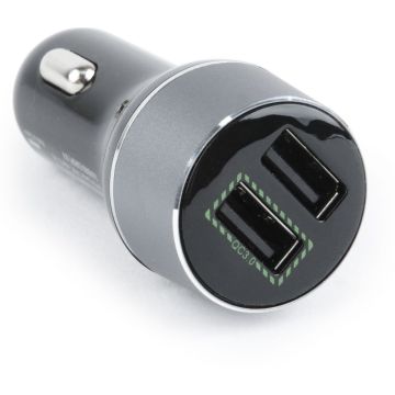 GEMBIRD snellader USB-Kfz DualPort zwart