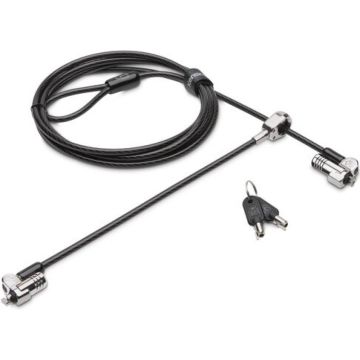 Kensington NanoSaver Keyed Twin - Beveiligingskabel