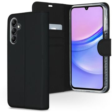Accezz Wallet Softcase Bookcase Samsung Galaxy A15 (5G/4G) - Zwart