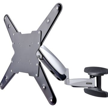 StarTech.com VESA TV Wall Mount, TV Mounting Bracket For 23"-55" Displays, Adjustable Full Motion TV Wall Mount Supports 66lb (30kg), ExtendableTiltingSwivel Monitor Wall Mount - Low ProfileSlim Display Mount (FHA-TV-WALL-MOUNT)