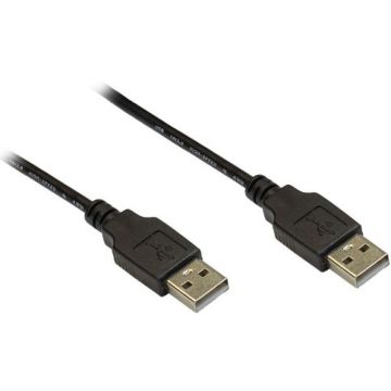 Good Connections USB2.0 Kabel A-A zwart. 1m