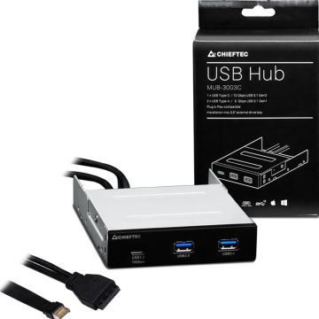 Behuizing Chieftec Zub MUB-3003C aansl.sse am vorderen Bedienfeld