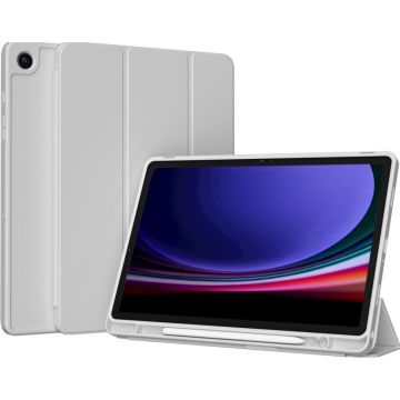 Accezz Smart Silicone Bookcase Samsung Galaxy Tab A9 Plus - Grijs