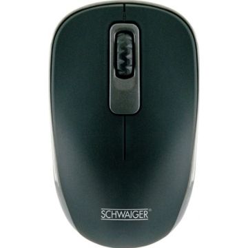 Schwaiger Maus PC optisch 3Tasten 1.200dpi kabellos schwarz