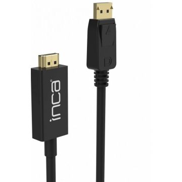 INCA DisplayPort zu HDMI,Kabellä.1,8 m,10,2 Gbit/s (max.)