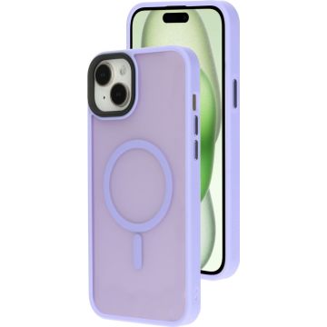 Hardcover met Corner Protection en geschikt voor MagSafe voordelen: + Transparante frosted afwerking: frisse uitstraling en tijdloos ontwerp + MagSafe geschikt: de ingebouwde magneet is geschikt voor alle Apple MagSafe accessoires en laders! + Impact prot