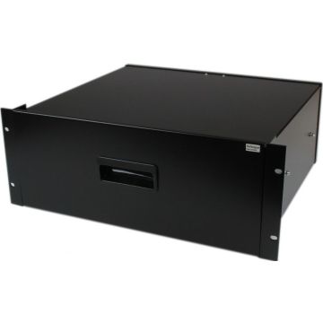 StarTech.com 4U Opberglade voor 19 inch Serverracks Serverkasten Zwart Staal - Rekopslaglade
