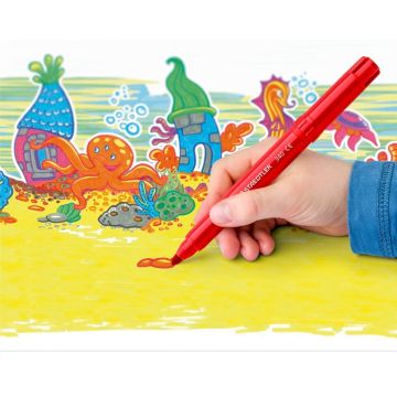 STAEDTLER Fasermaler Noris Jumbo 6er-Set retail