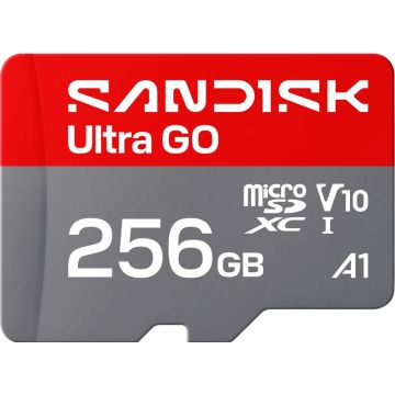 Sandisk Ultra GO microSD 256GB - Flashgeheugenkaart