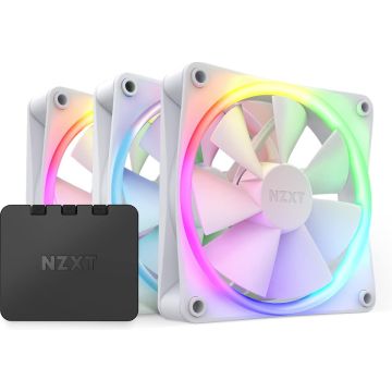 NZXT F120RGB Triple Pack White - Ventilator