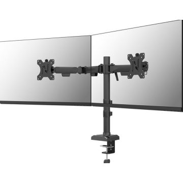 Neomounts DS60-600BL2 - Monitorarm voor 2 schermen Voor schermgrote: 10"-32"