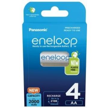 eneloop Panasonic Akku BK-3MCDE/4BE AA 2000mAh 4St.