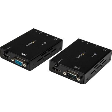 StarTech.com HDMI over CAT56 Extender met IR en Serial, Verlenging to 70m, HDBaseT Gecertificeerd, HDMI Extender, IR Extender, HDMI Booster (ST121HDBTL) - Videoaudioinfrarodeseriëlenetwerkuitbreider