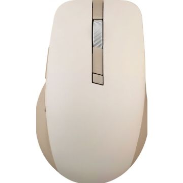 Draadloze muis met optische sensor. De muis kan op de computer worden aangesloten met een discrete USB-ontvanger waarvan de minimale grootte geschikt is voor laptops. U hoeft geen stuurprogramma's te installeren, sluit de ontvanger gewoon aan op een vrije