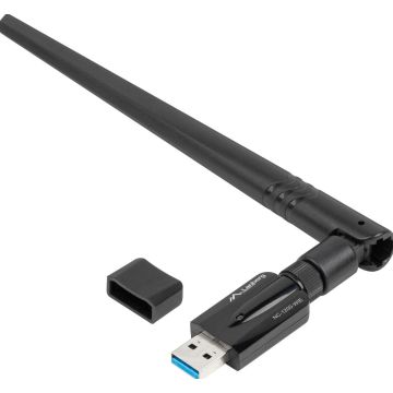 Lanberg USB drahtlose Netzwerkkarte NC-1200-WIE AC1200 Dual